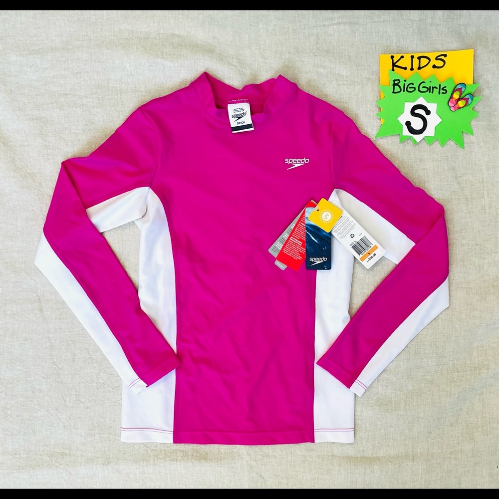 NWT Girls long sleeve Rashguard UV 50+